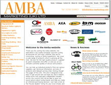 Tablet Screenshot of amba-marketing.com